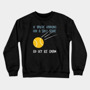 Funny Tennis Pun for Tennis Player Crewneck Sweatshirt